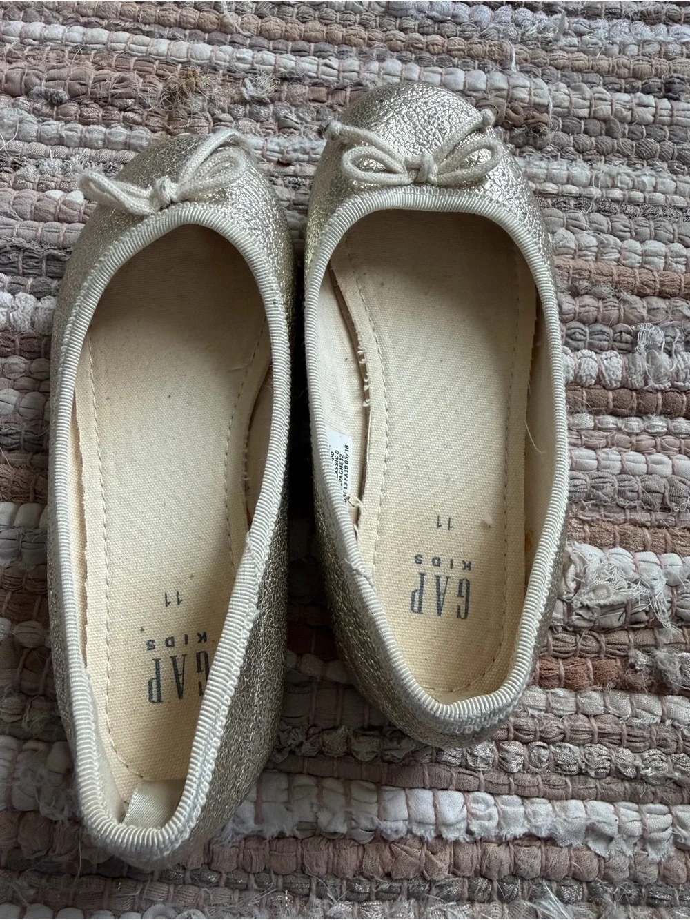 Gap Kids Gold Ballet Flats, 11